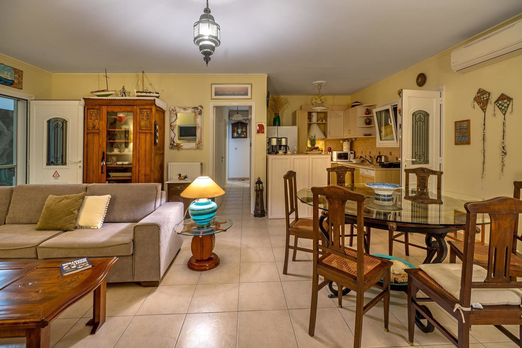 Maria'S Seaside Villa - House With 3 Rooms In Marathon, With Wonderful 外观 照片