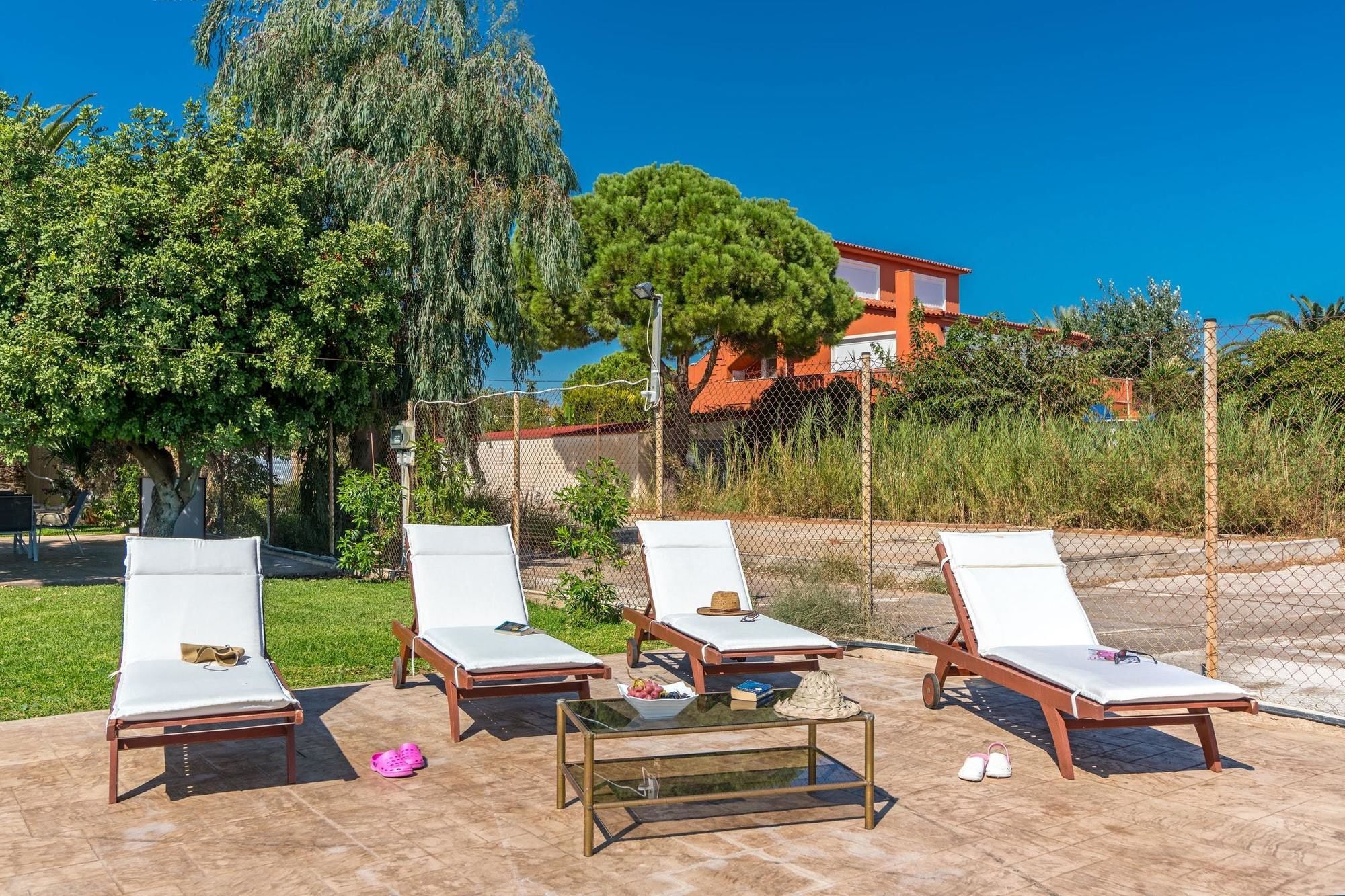 Maria'S Seaside Villa - House With 3 Rooms In Marathon, With Wonderful 外观 照片