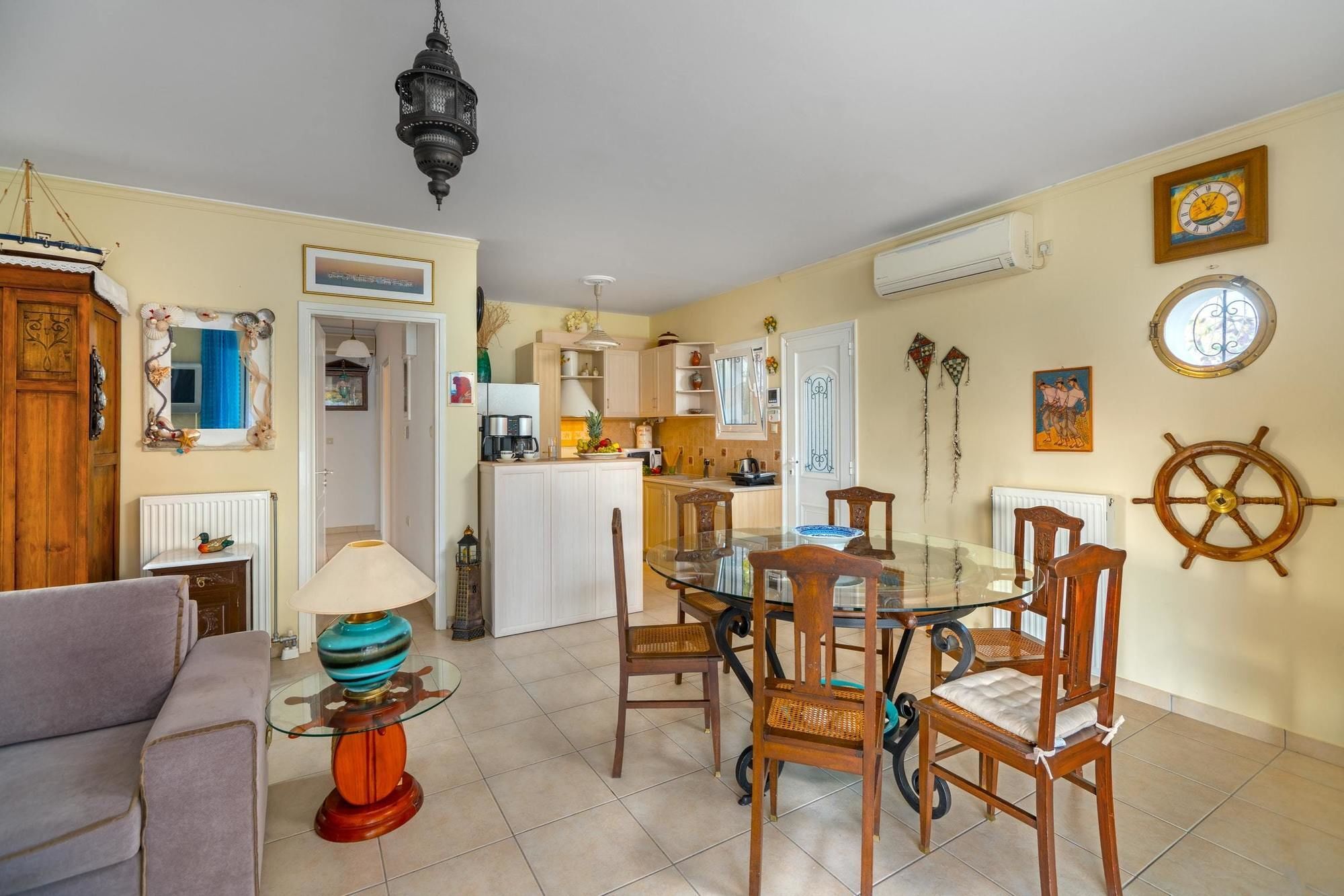 Maria'S Seaside Villa - House With 3 Rooms In Marathon, With Wonderful 外观 照片