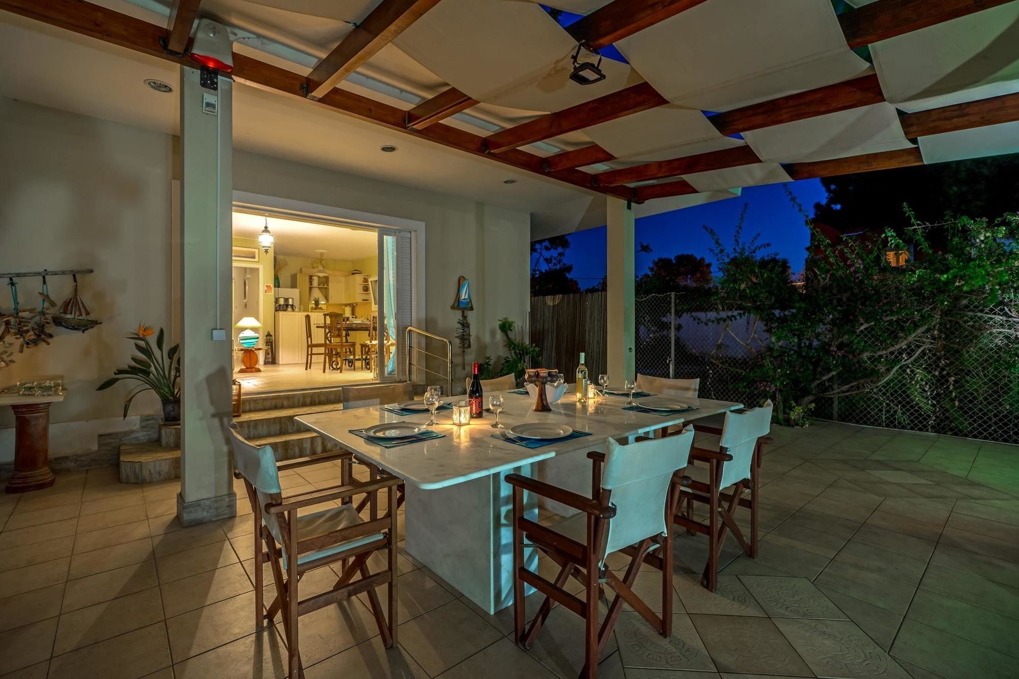 Maria'S Seaside Villa - House With 3 Rooms In Marathon, With Wonderful 外观 照片