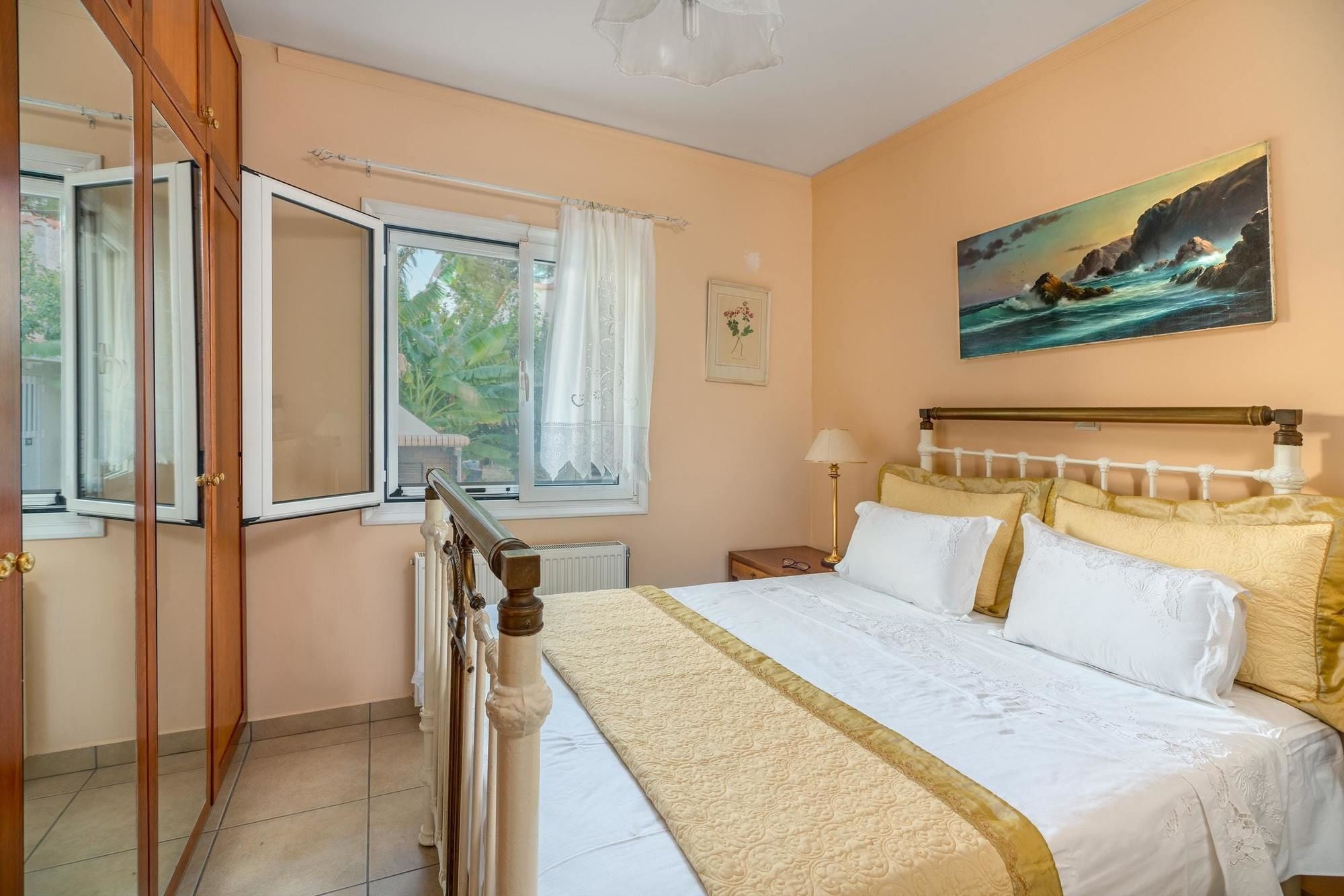 Maria'S Seaside Villa - House With 3 Rooms In Marathon, With Wonderful 外观 照片