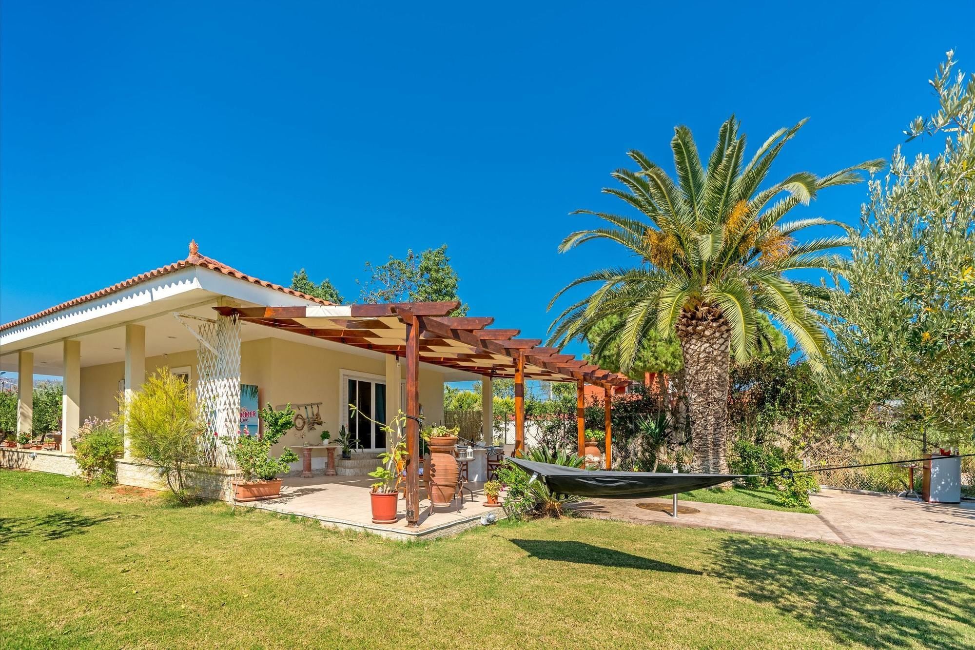 Maria'S Seaside Villa - House With 3 Rooms In Marathon, With Wonderful 外观 照片